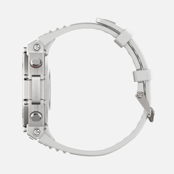 Amazfit T-Rex 3 Rugged GPS Smartwatch with White Strap