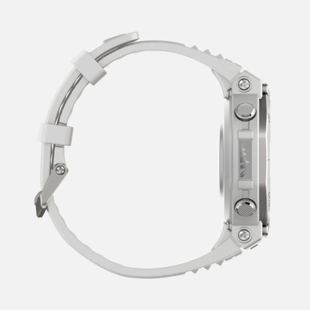 Amazfit T-Rex 3 Rugged GPS Smartwatch with White Strap