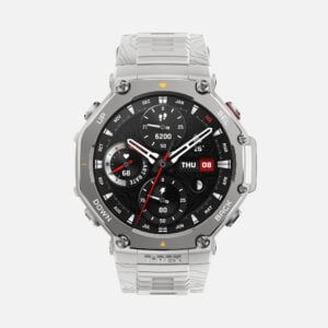 Amazfit T-Rex 3 Rugged GPS Smartwatch with White Strap
