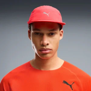 PUMA Essentials Running 5-Panel Cap Ultra Red