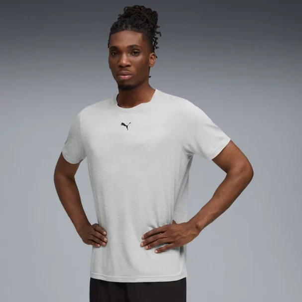 PUMA Men's Train All Day Essentials T-Shirt Créme De Mint Heather