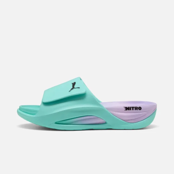PUMA x HYROX NITROCAT Slides Mint/Lavender