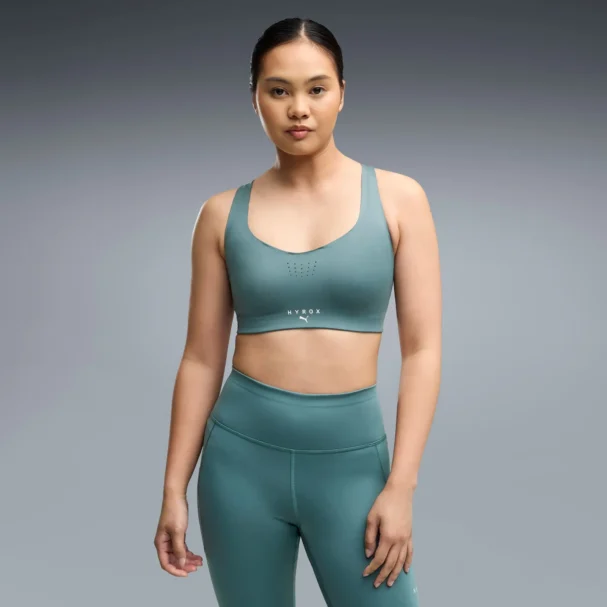 PUMA x HYROX PWRMODE Women's Sports Bra Herb Garden