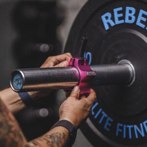REBEL Bear Claw Barbell Collars Pink