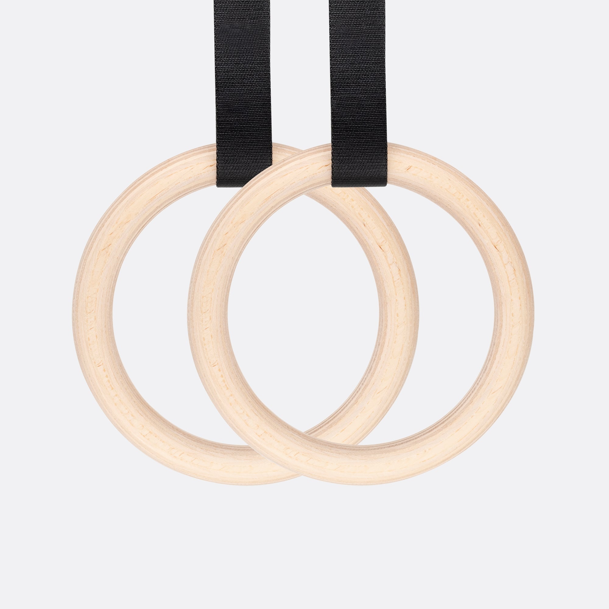 REBEL Classic Wooden Gymnastic Rings 28mm