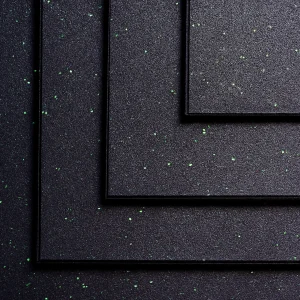 REBEL Rubber Gym Flooring Green Fleck 15mm