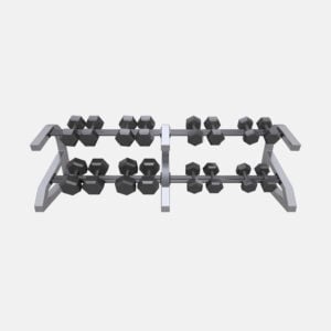REBEL Two Tier Dumbbell Rack