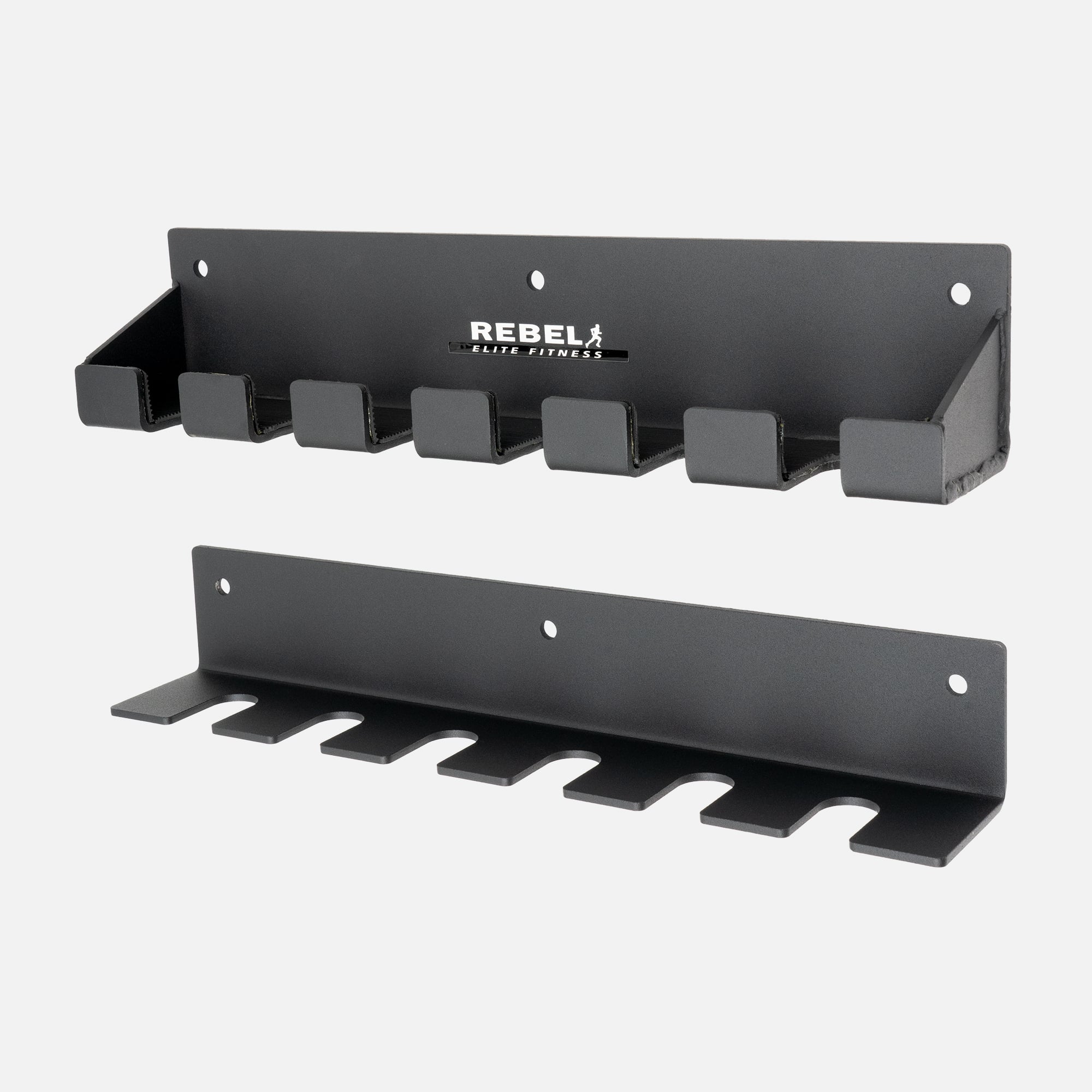 REBEL Wall Mounted Vertical Bar Rack - 6 Piece