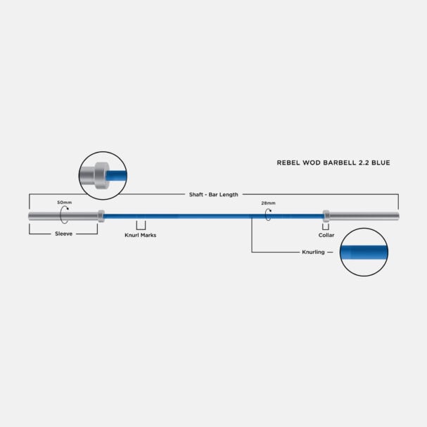 REBEL WoD Barbell 2.2