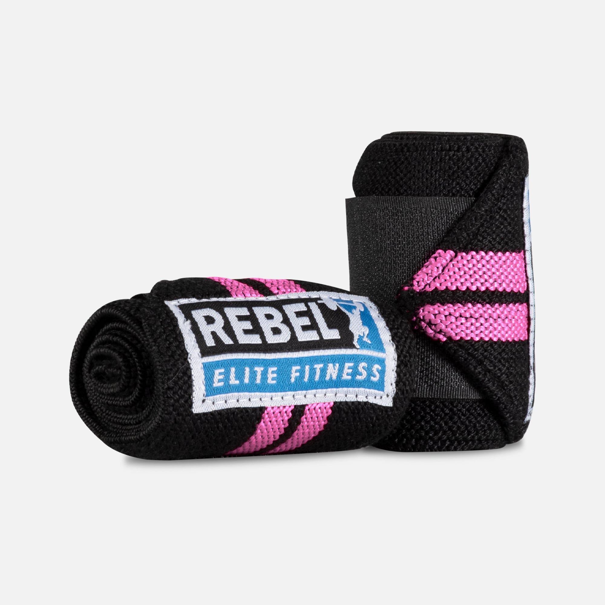 REBEL Wrist Wraps Pink and Black