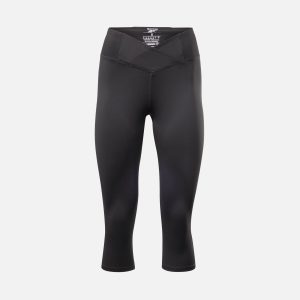 Reebok Women's Workout Ready Basic Capri Tights Black