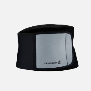 Rehband Basic Line Back Support Grey/Black O/S