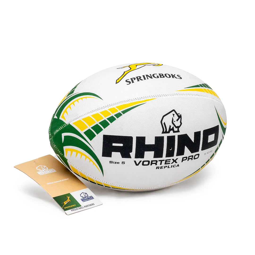 Springboks Vortex Pro Replica Match Rugby Ball